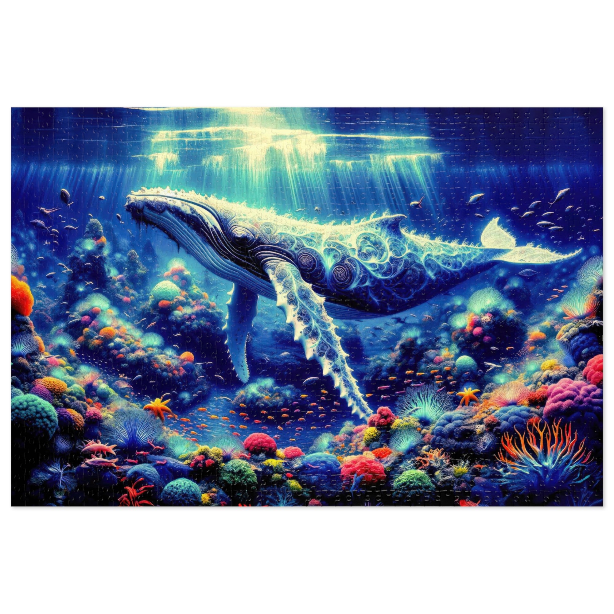 Voyage of the Sapphire Whale Jigsaw Puzzle