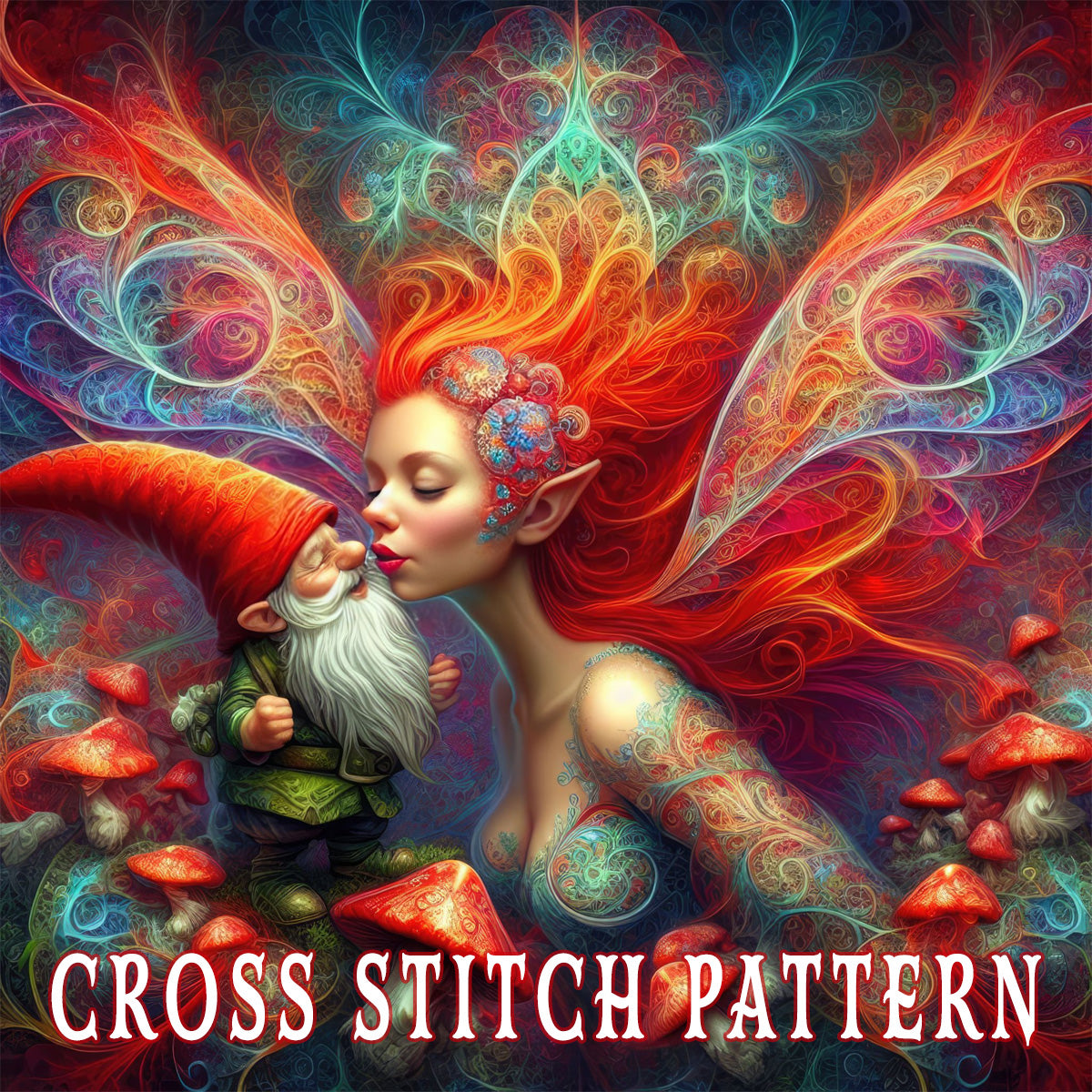 An Enchantress Kiss Cross Stitch Pattern