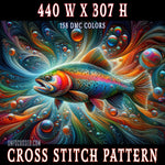 Celestial Swim Cross Stitch Pattern