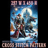 Santa's Mythical Eve Cross Stitch Pattern