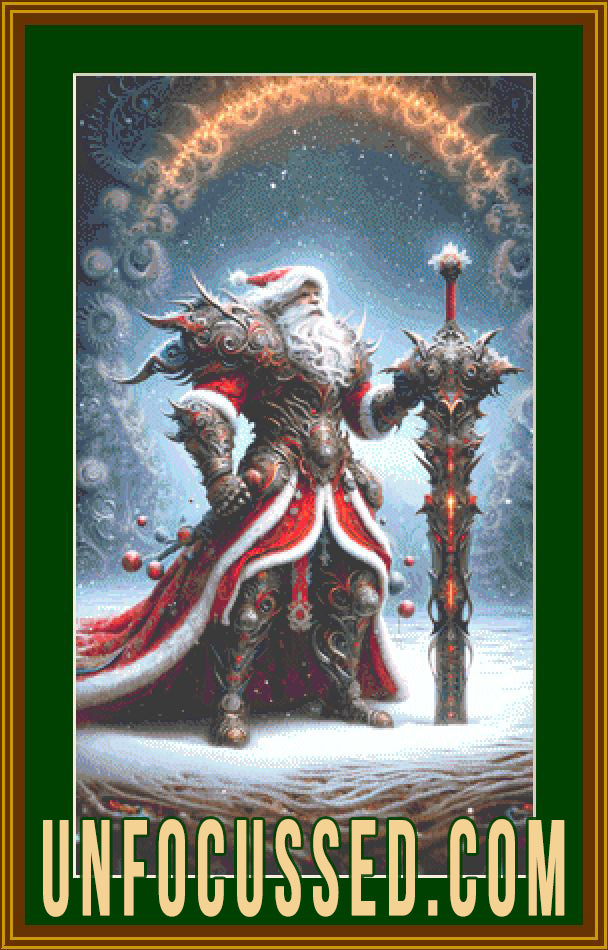 Santa the Sovereign Cross Stitch Pattern