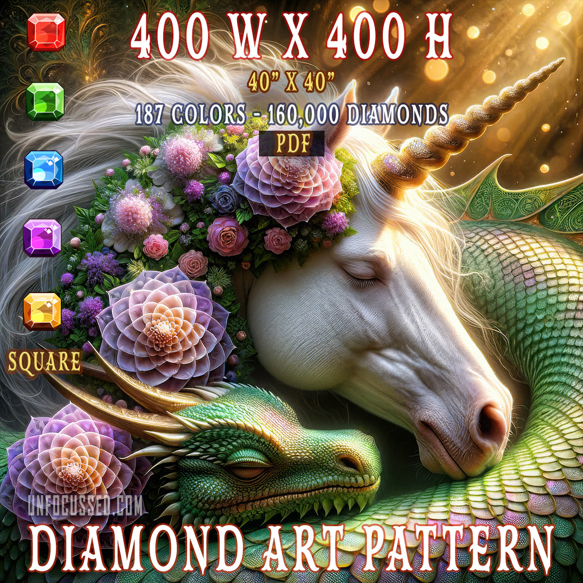 The Serenity of the Fabled Diamond Art Pattern