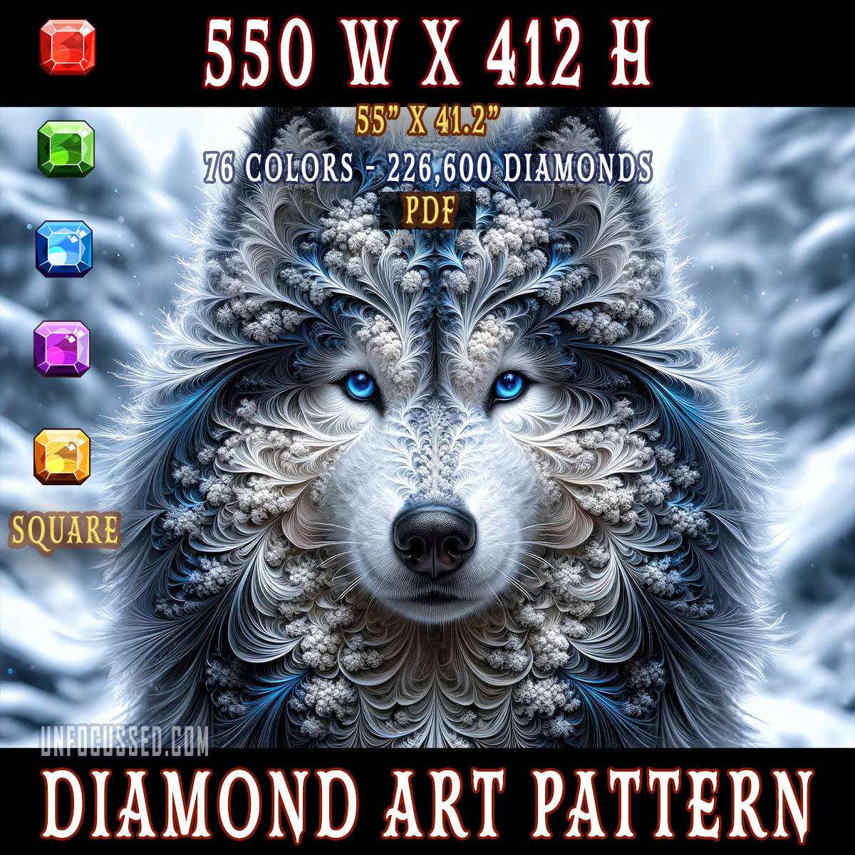 Whispers of the Tundra Diamond Art Pattern