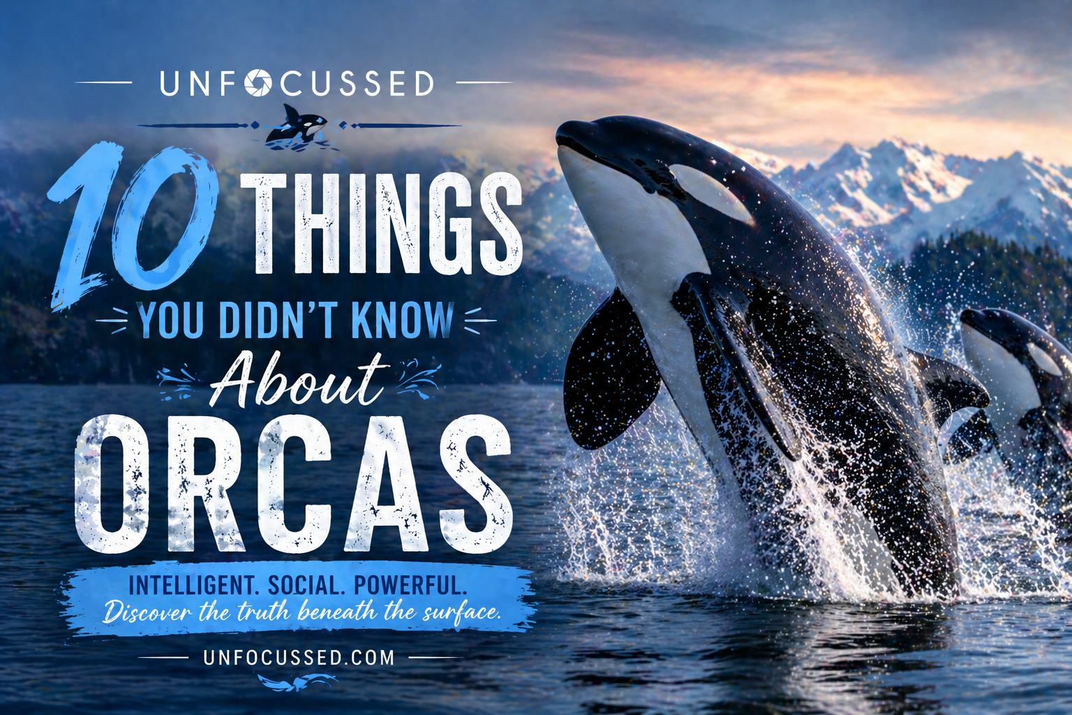 10 Things You Didn't Know About Orcas – Unfocussed Photography & Art