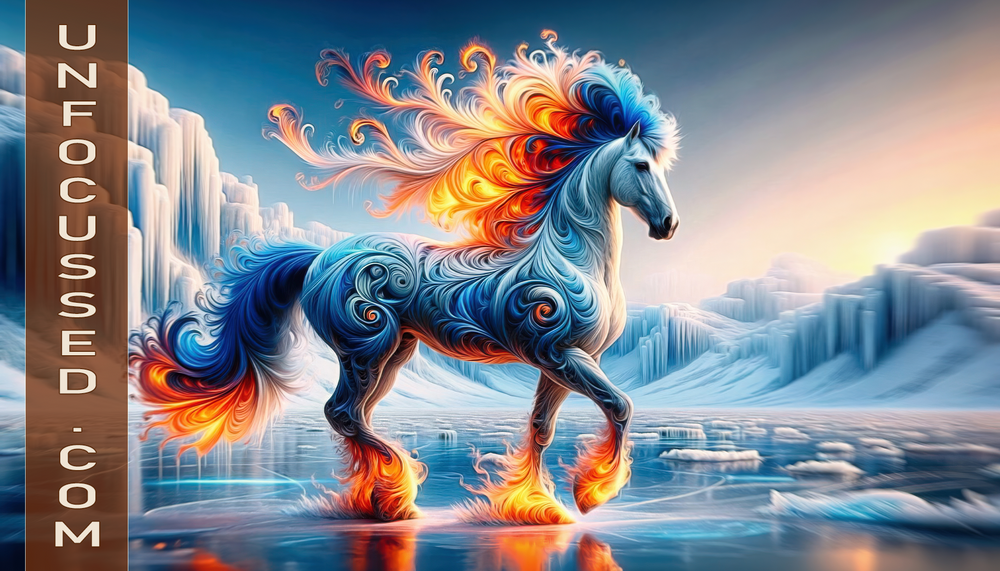Ablaze Amongst the Glacial Spires