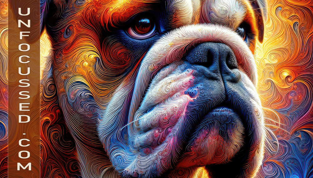 An Olde English Bulldogge's Portrait