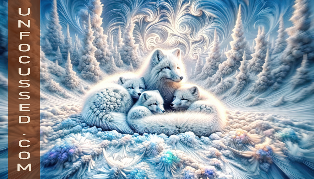 The Arctic Fox Family