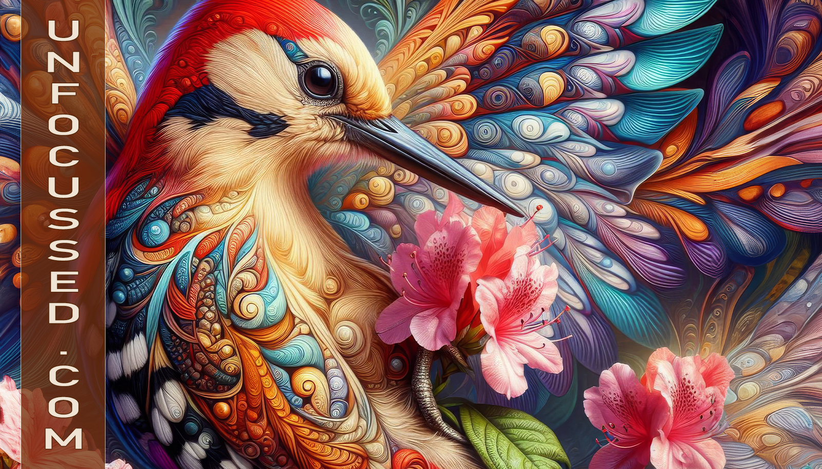 Azalea’s Guardian in Fractal Splendor