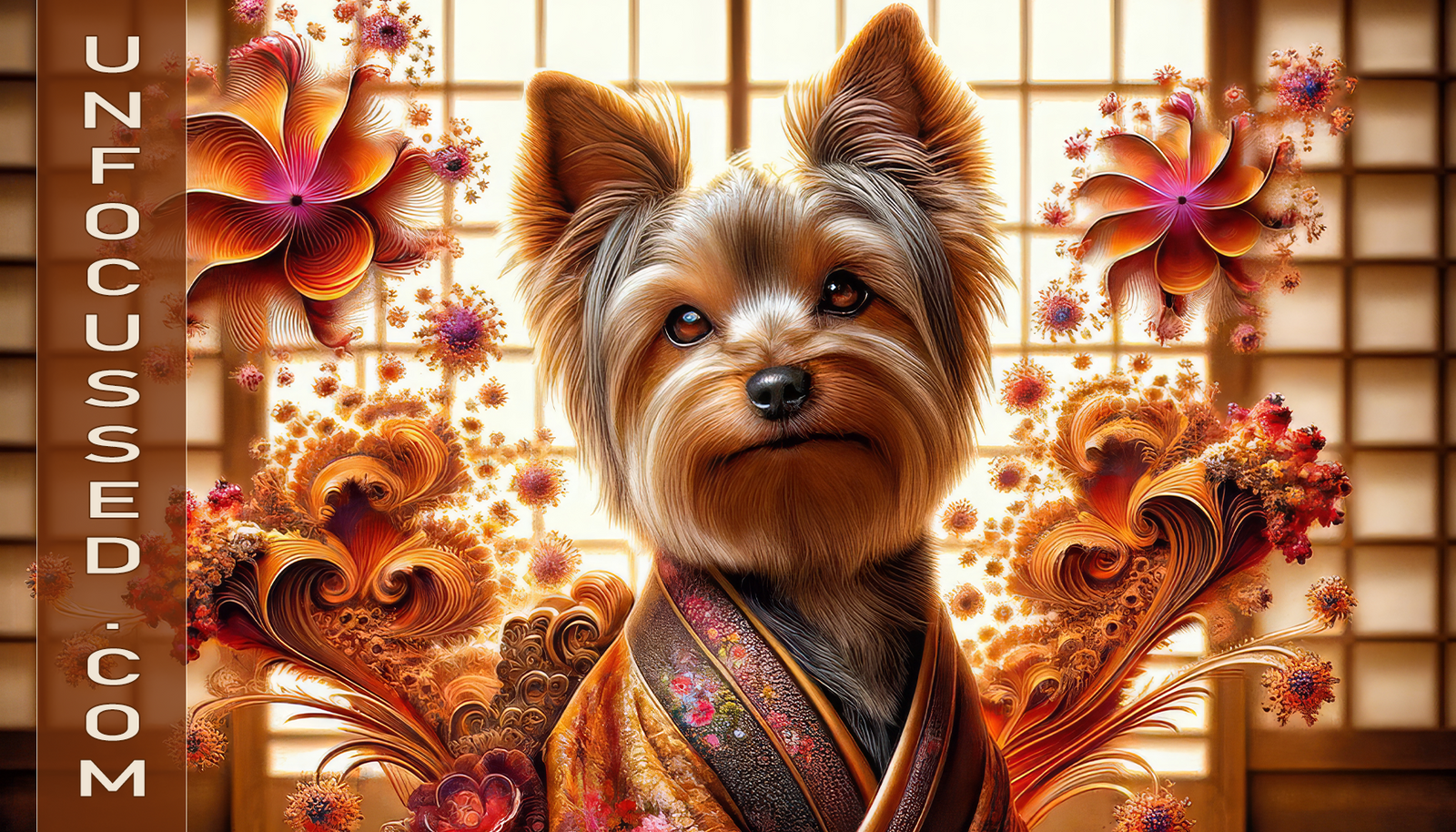 Bella's Cosmic Symphony - The Fractal Furbaby