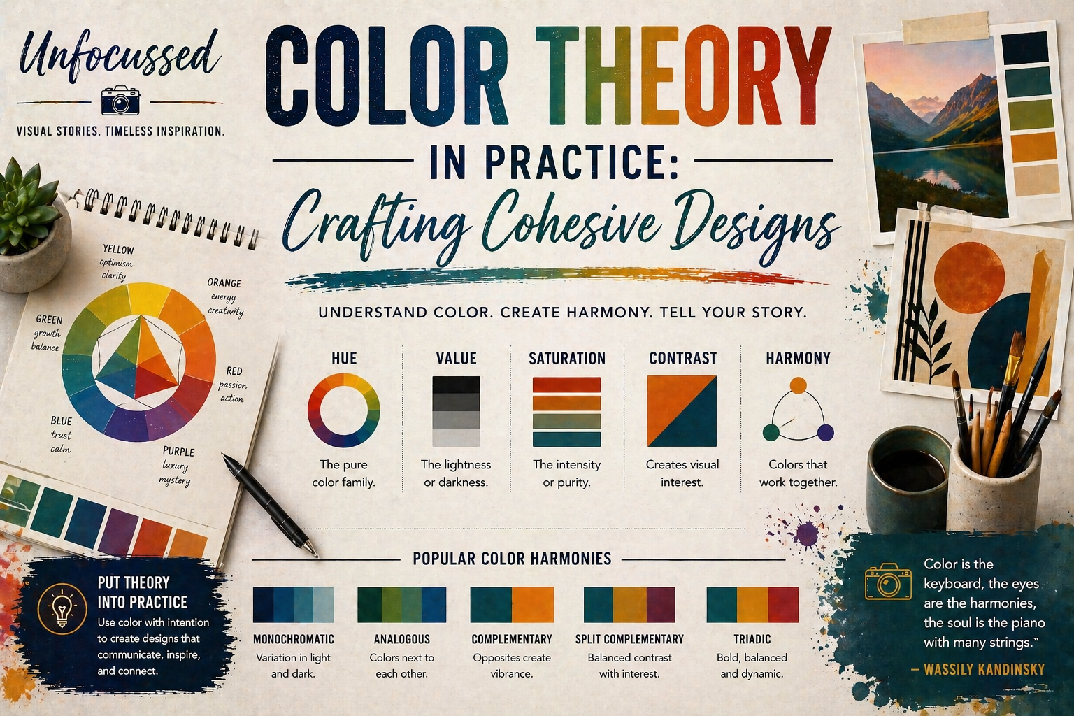 Color Theory in Practice: Crafting Cohesive Designs