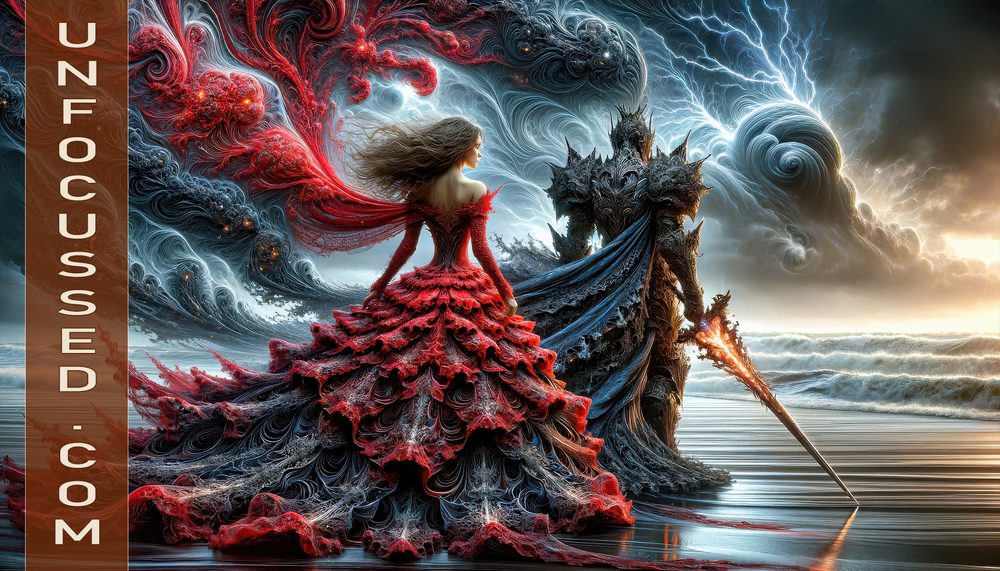 Crimson and Shadow: A Love Torn by the Tempest