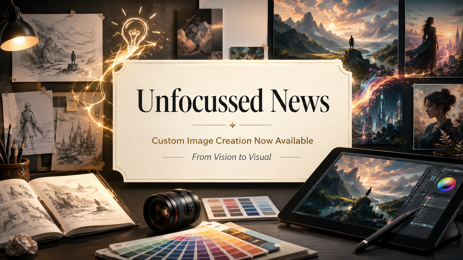 Unfocussed Custom Image Creation Services