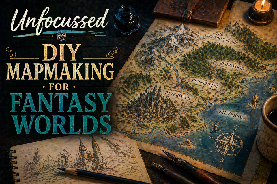 DIY Mapmaking for Fantasy Worlds | Unfocussed