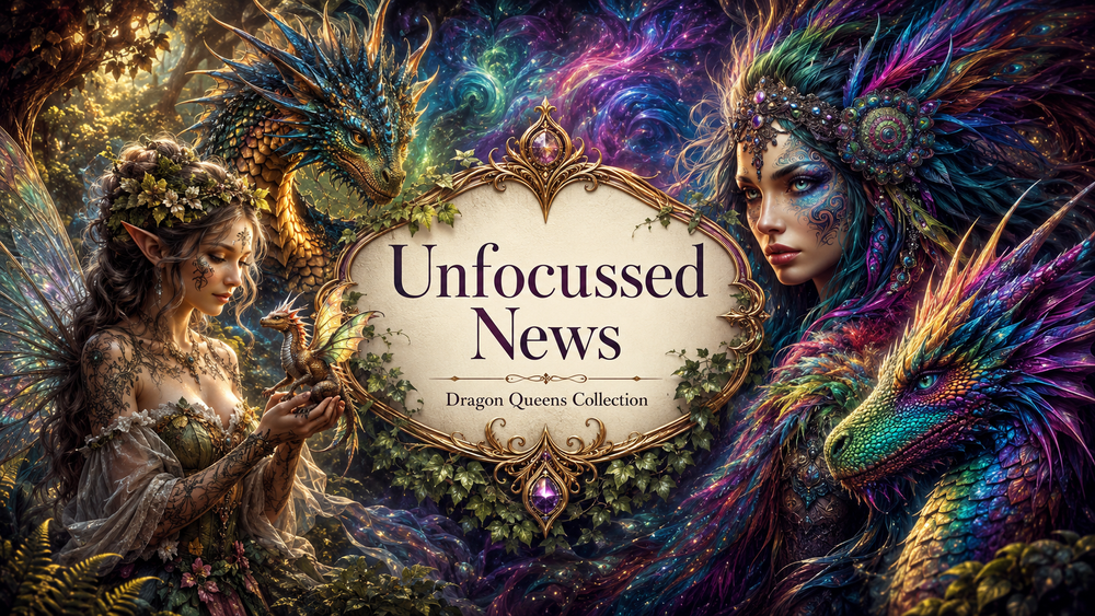 Dragon queens and their mystical realm