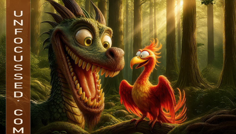 Flame-Bird and Fang-Face
