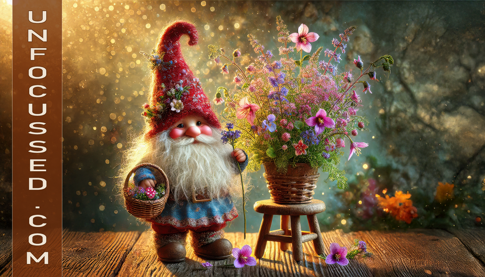 Floral Mischief and Bearded Smiles