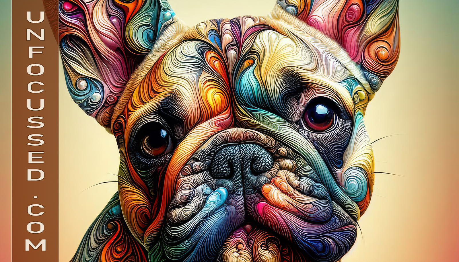 Frenchie's Psychedelic Daydream: A Journey Beyond the Rainbow