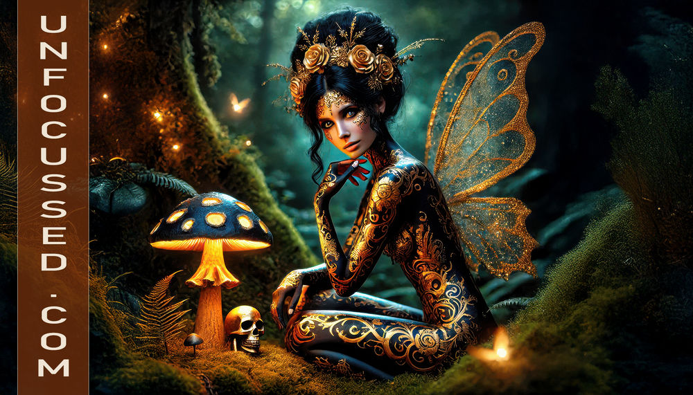 Gilded Dreams in Twilight Woods