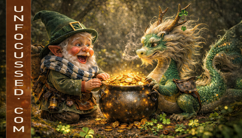 How a Laughing Gnome and a Smug Dragon Split the Luck of the Forest