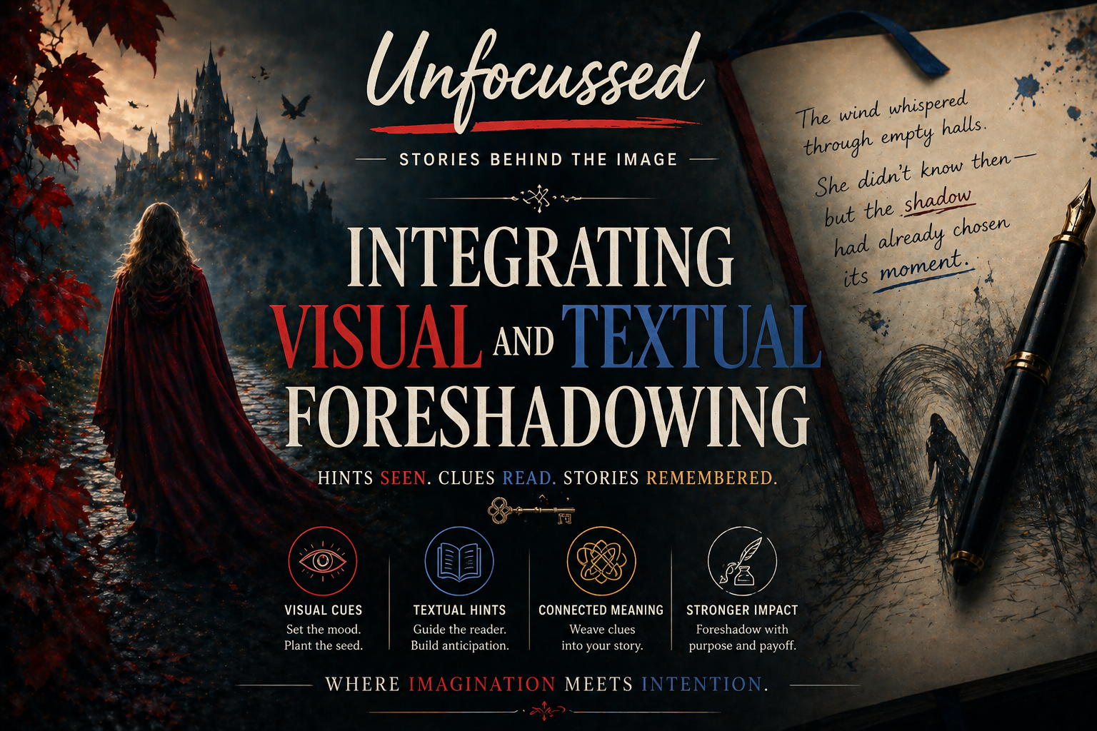 Integrating Visual and Textual Foreshadowing