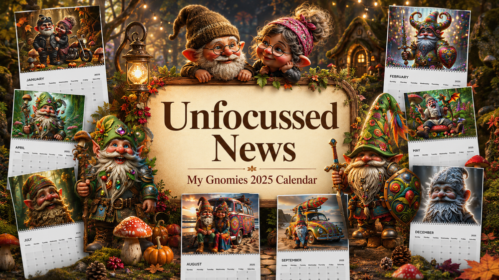Meet the My Gnomies 2025 Calendar
