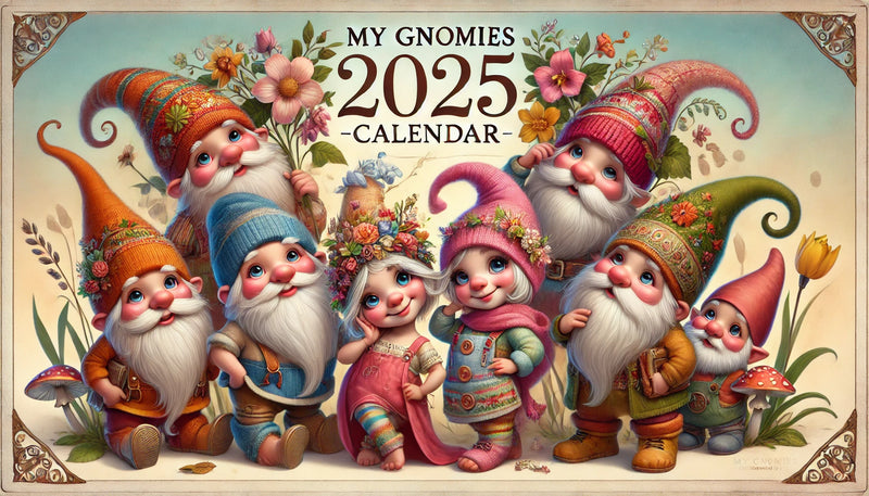 Meet the My Gnomies 2025 Calendar