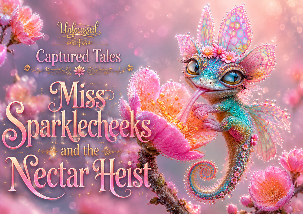 Miss Sparklecheeks and the Nectar Heist Captured Tale