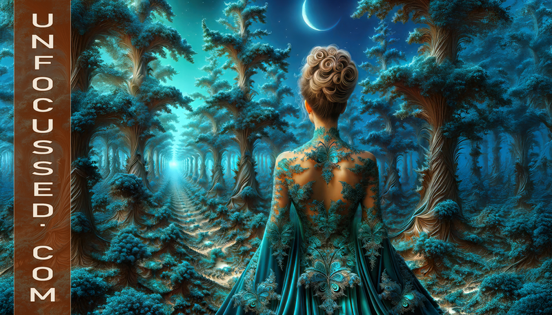 Moon's Caress on the Fractal Frontier