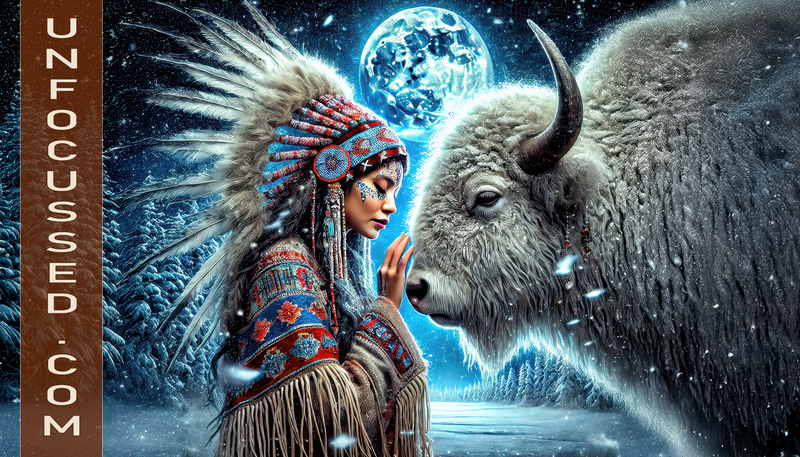 Moonlight Whispers of the White Buffalo