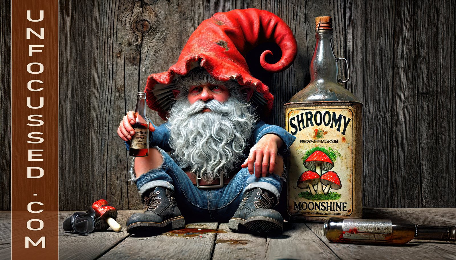 Moonshroom Mischief: A Gnome’s Night Out