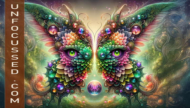 Mystical Eyes of the Celestial Butterfly