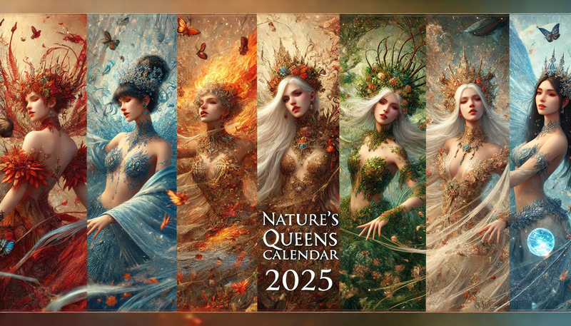 Introducing Nature’s Queens: A Year of Female Fantasy Icons - 2025 Calendar