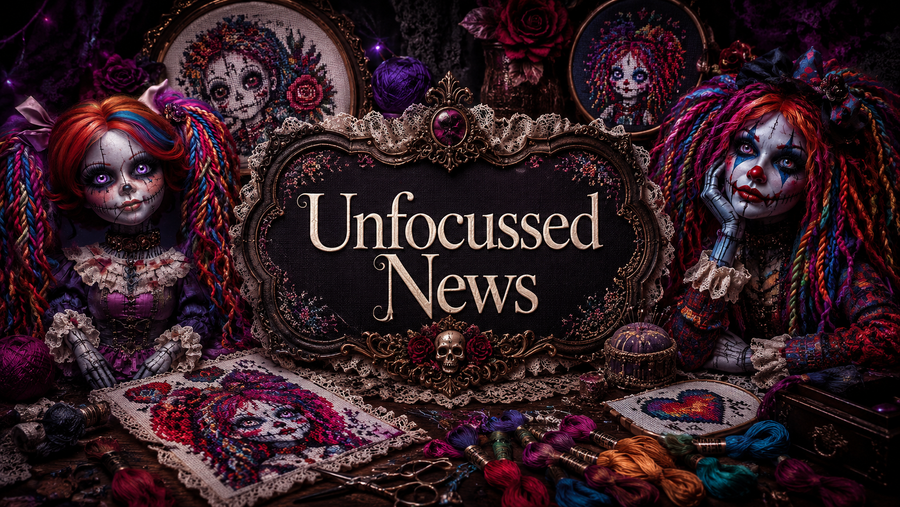 5 Gothic Cross-Stitch Masterpieces Released
