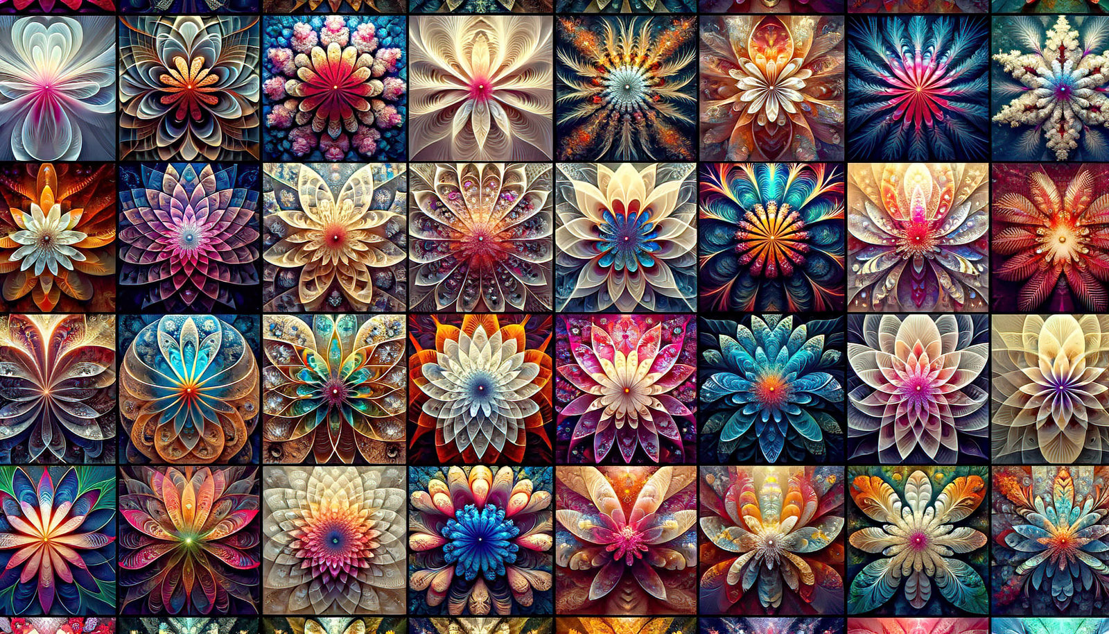 Bloom into Symmetry: Unveiling Petal Patterns Collection