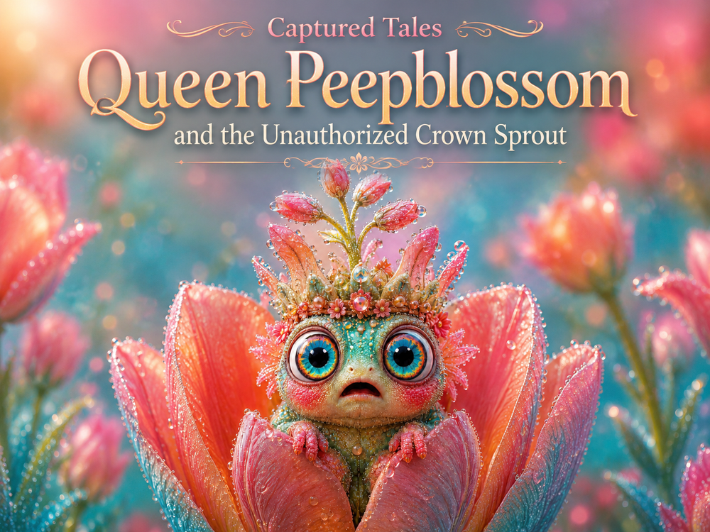 Queen Peepblossom and the Unauthorized Crown Sprout Captured Tale