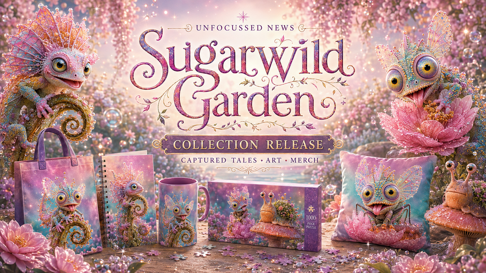 Merch from the Sugarwild Garden Collection Release