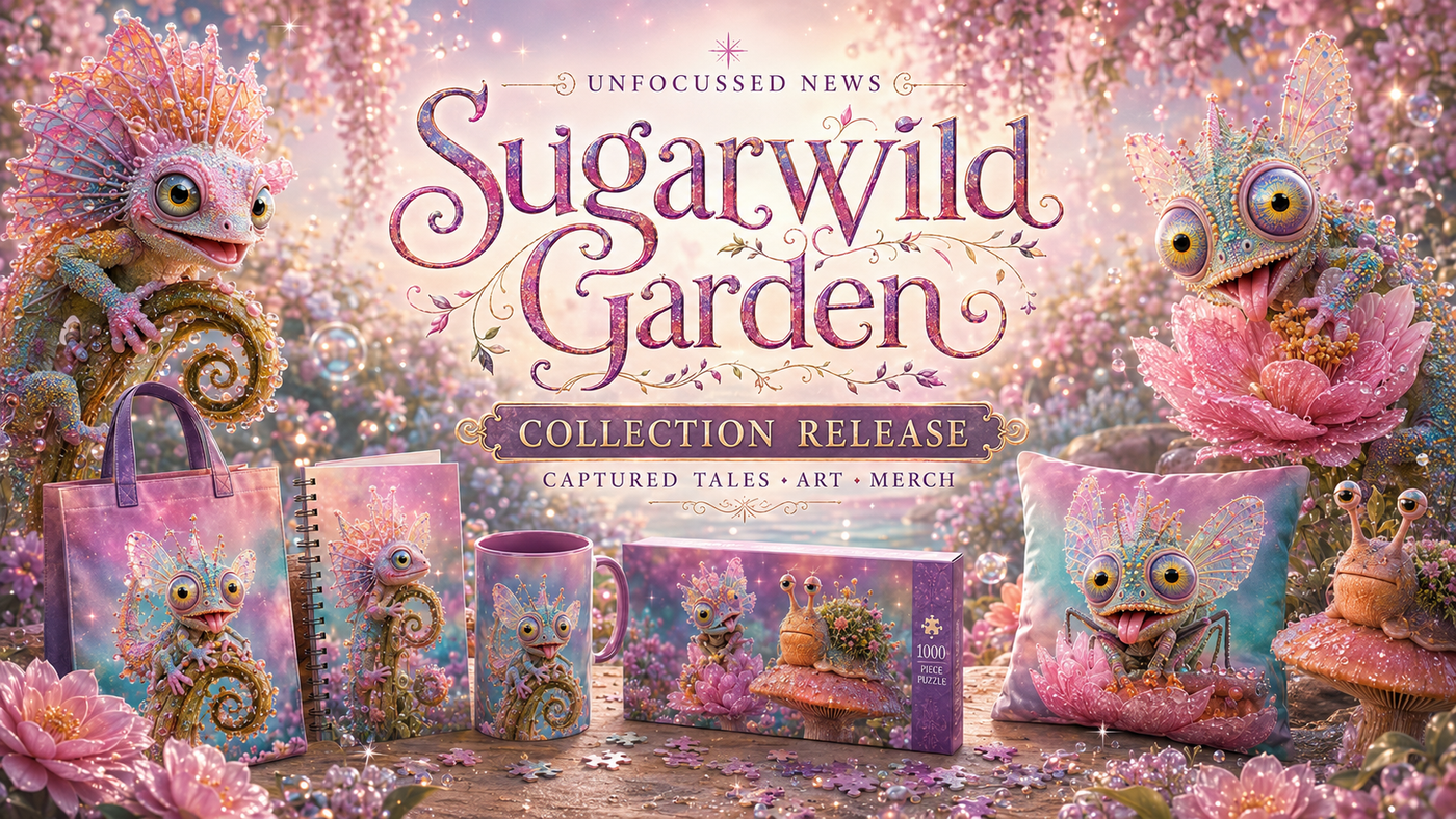 Merch from the Sugarwild Garden Collection Release