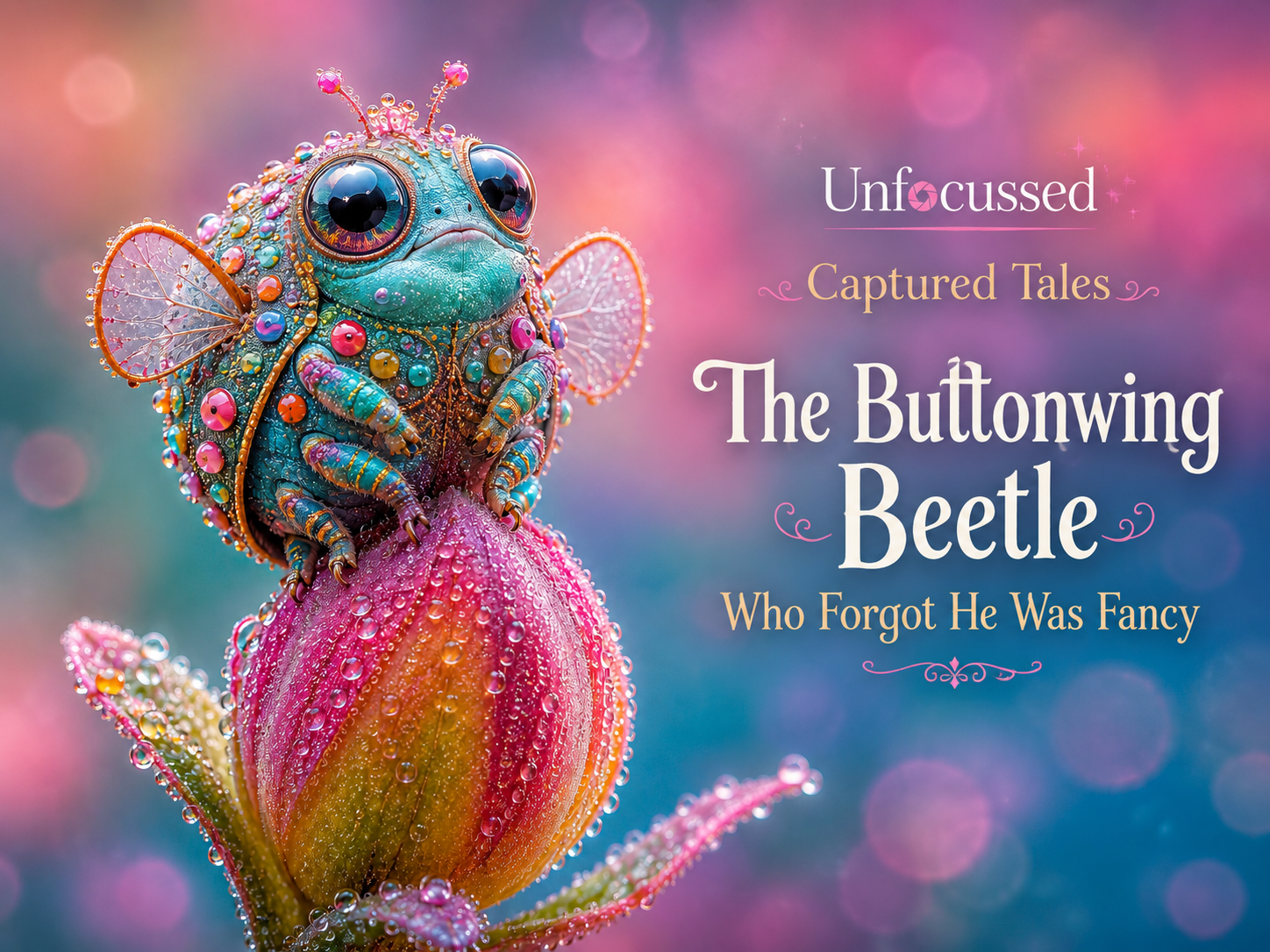 The Buttonwing Beetle Who Forgot He Was Fancy Captured Tale