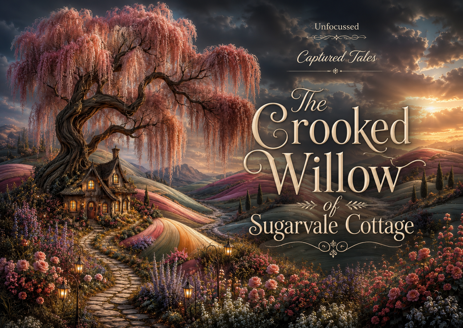 The Crooked Willow of Sugarvale Cottage Captured Tale