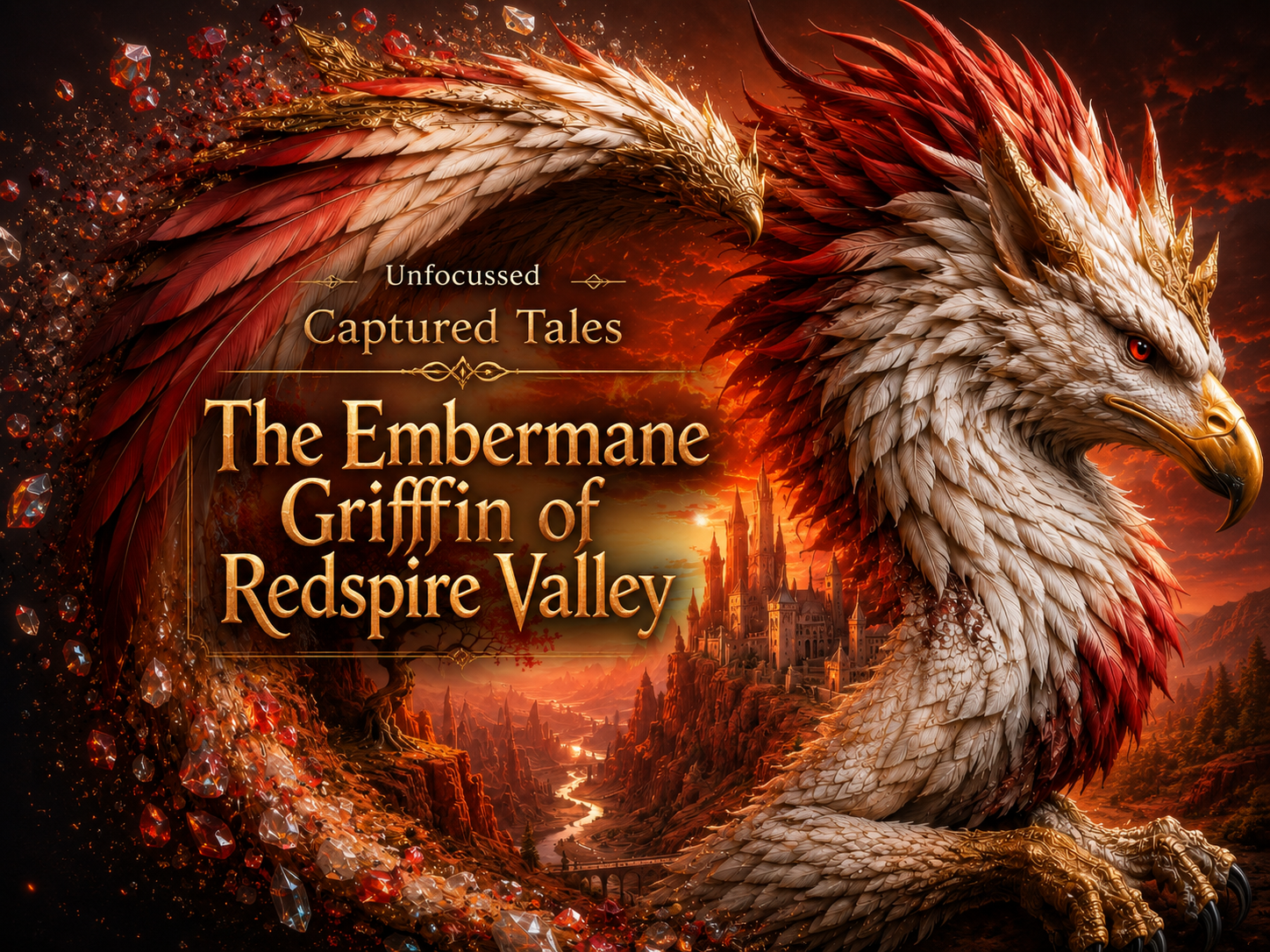The Embermane Griffin of Redspire Valley Captured Tale