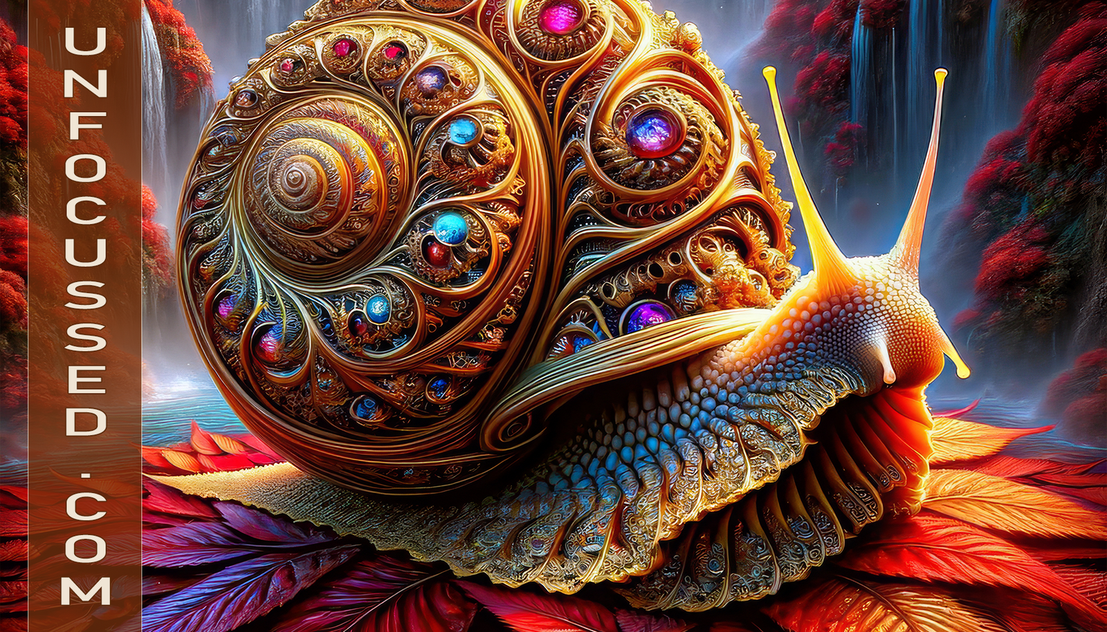 Eternal Wanderer: The Gilded Snail’s Odyssey