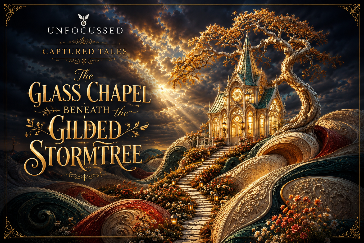 The Glass Chapel Beneath the Gilded Stormtree Captured Tale