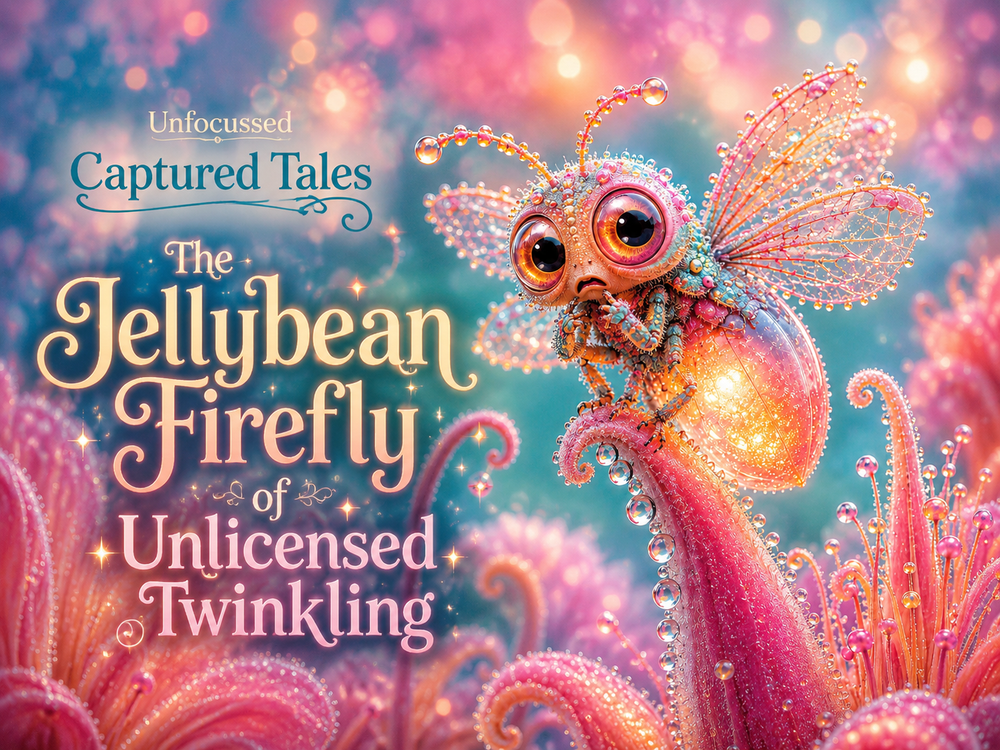 The Jellybean Firefly of Unlicensed Twinkling Captured Tale
