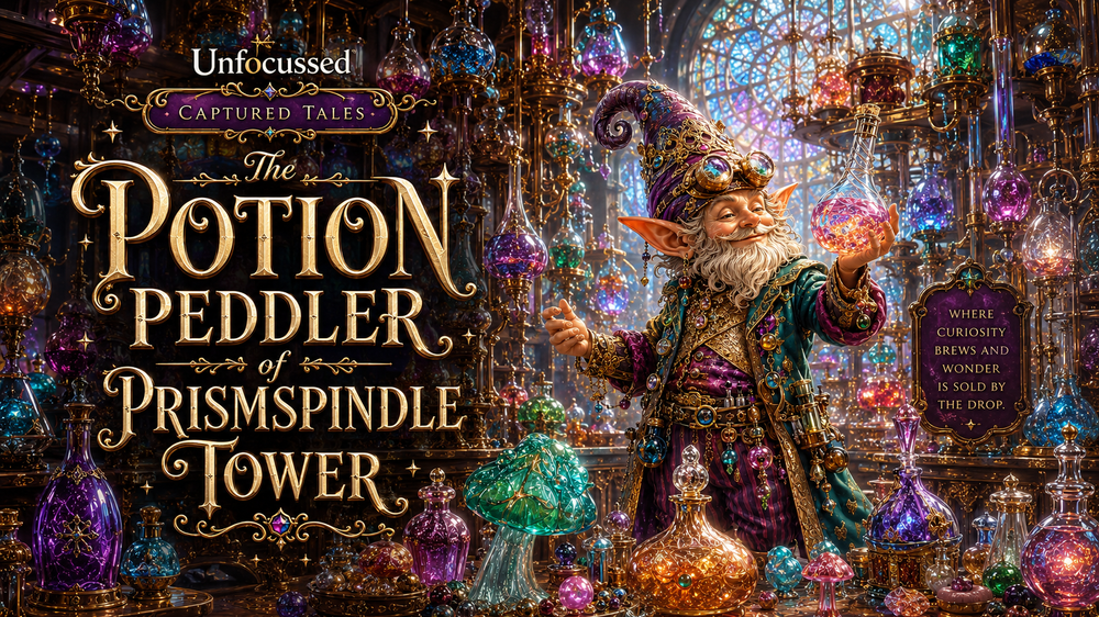 The Potion Peddler of Prismspindle Tower Captured Tale