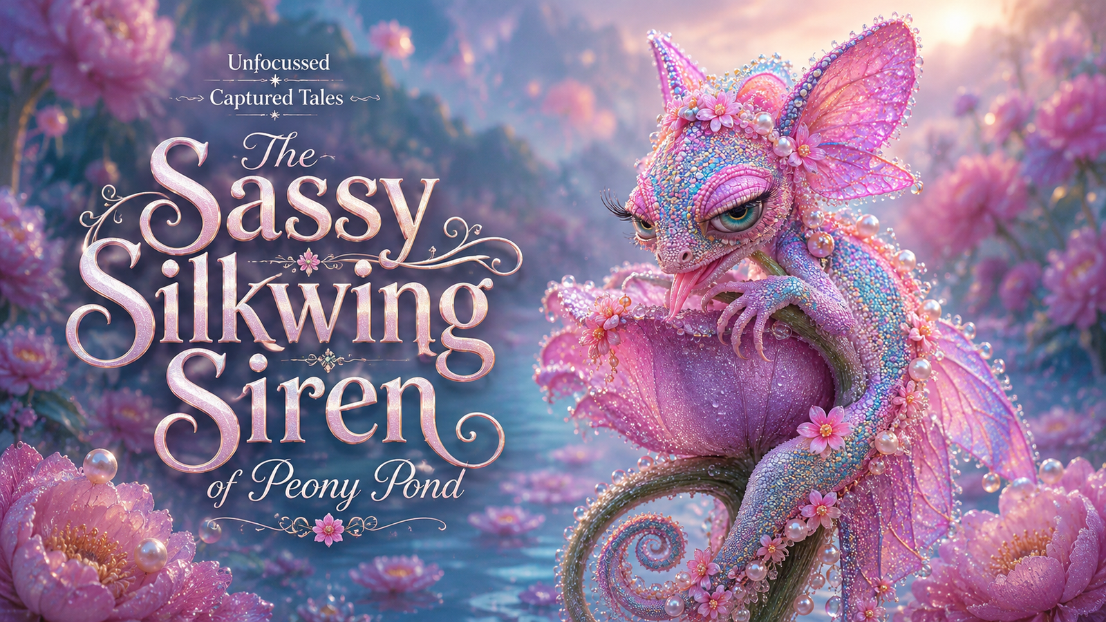 The Sassy Silkwing Siren of Peony Pond Captured Tale