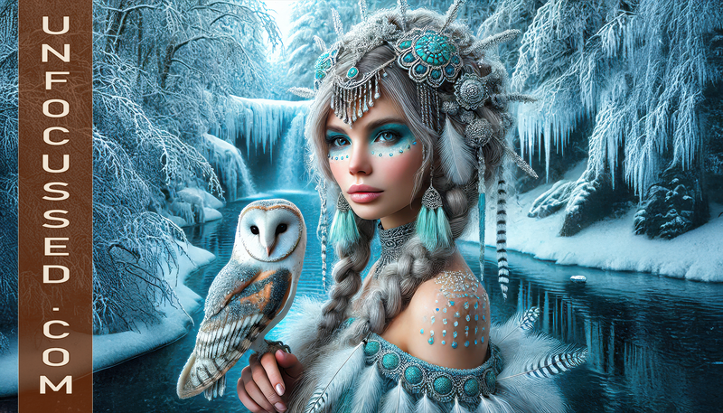 The Snow Queen and Her Celestial Owl