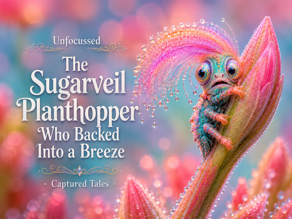 The Sugarveil Planthopper Who Backed Into a Breeze Captured Tale