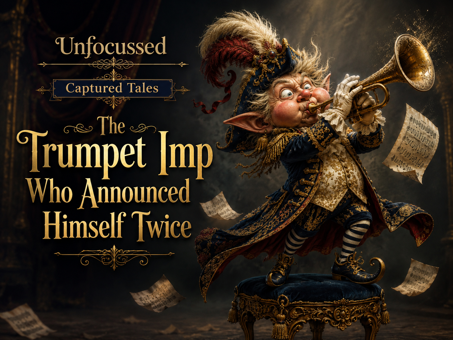 The Trumpet Imp Who Announced Himself Twice Captured Tale