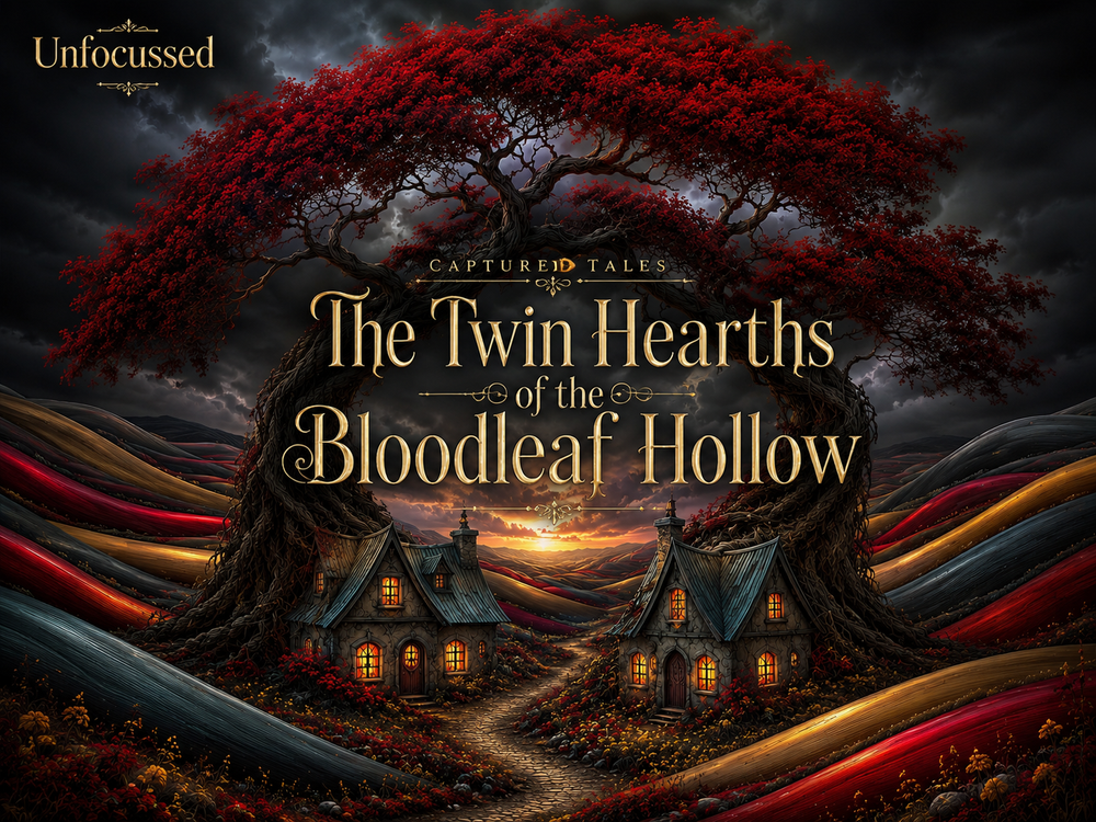 The Twin Hearths of the Bloodleaf Hollow Captured Tale