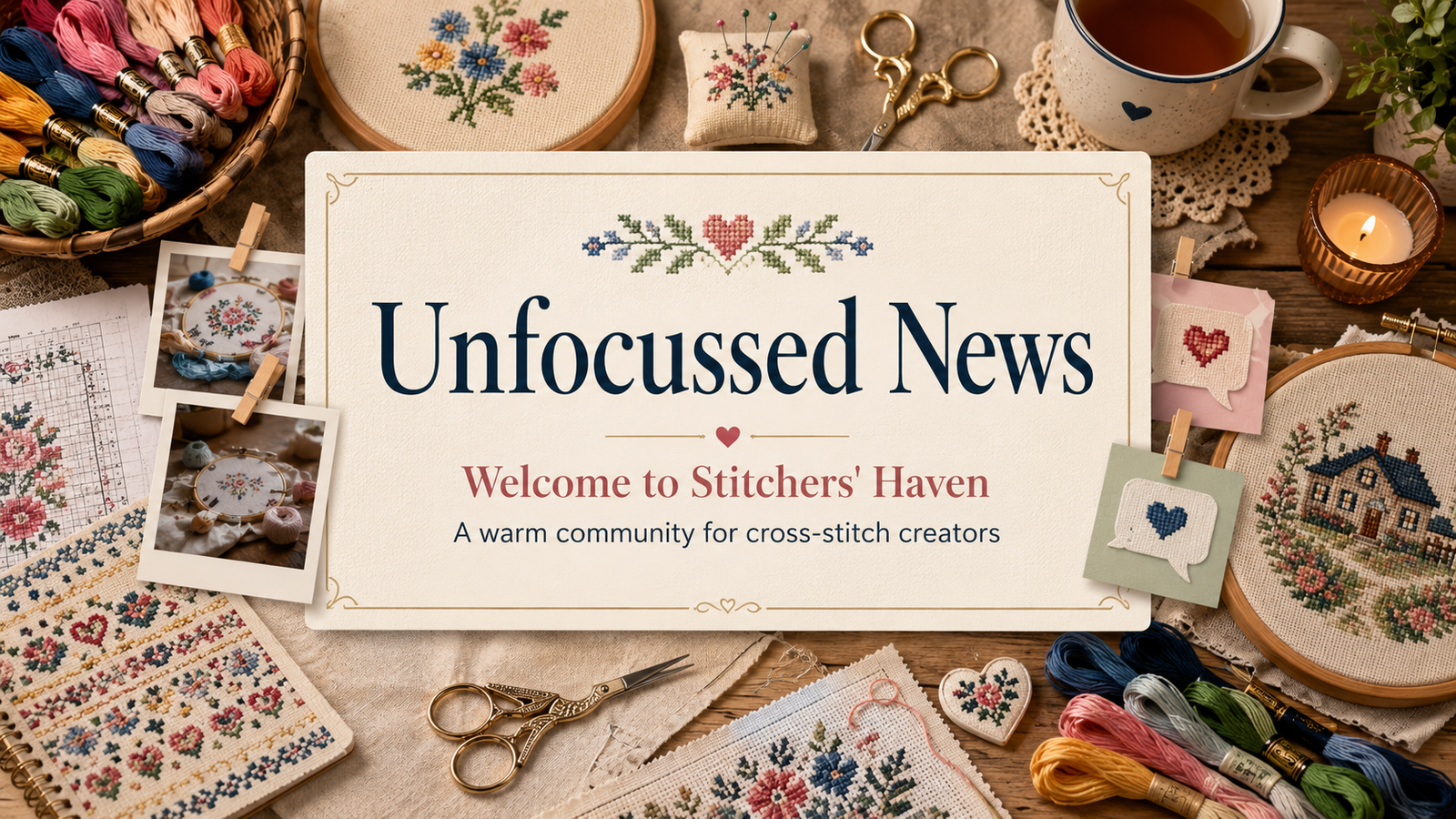 Unfocussed Stitchers' Haven Cross-Stitch Facebook Group